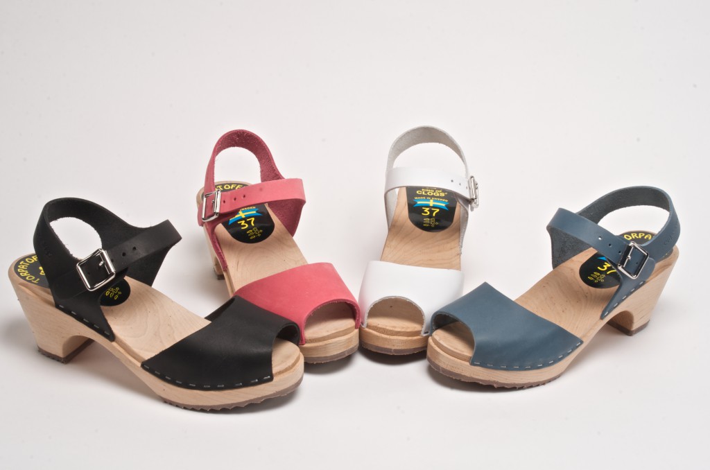 new spring colors in Cape Clogs' Sundial open peep toe sandal