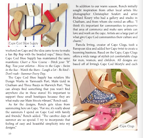 Cape Clogs Featured in The Current Quarterly
