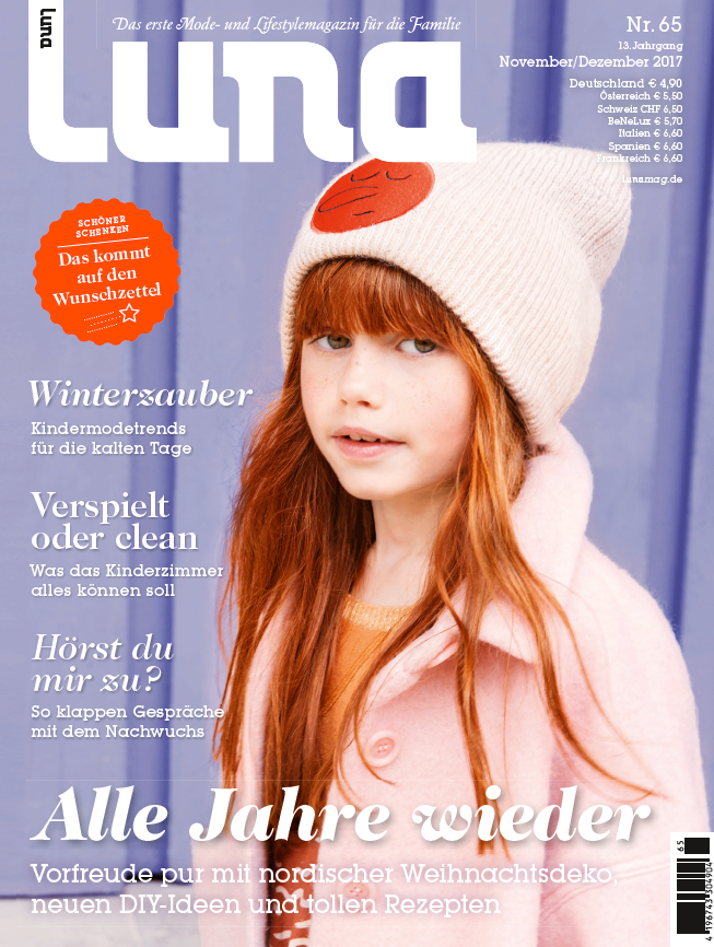 Cape Clogs featured in the November/December 2017 Luna Magazine